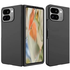 For Google Pixel 10 Pro Fold Flip Snap On Premium Matte Finish Case Cover - Black