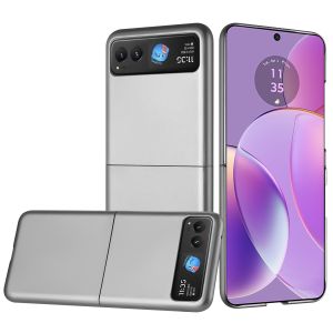 For Motorola Razr 2023 Snap On Premium Matte Finish Case Cover - Gray