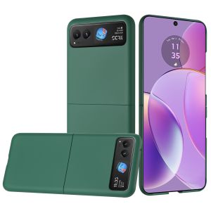 For Motorola Razr 2024 Flip Snap On Premium Matte Finish Case Cover - Midnight Green
