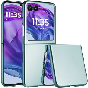 For Motorola Razr+ Plus 2024 Flip Snap On Premium Matte Finish Case Cover - Midnight Green