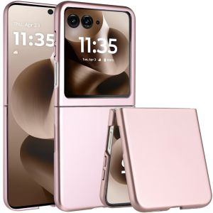 For Motorola Razr Ultra 2025 Flip Snap On Premium Matte Finish Case Cover - Rose Gold