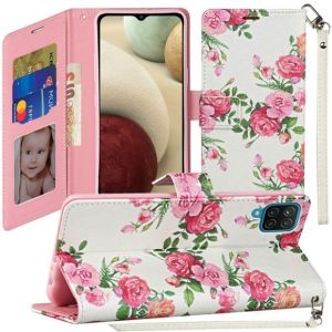 For Motorola Edge Plus 2023 Vegan Design Wallet ID Card Case Cover - Roses Bouquet