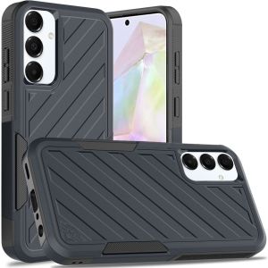 For Samsung Galaxy A36 Noble lined shockproof dual layer hybrid - Blue/Black