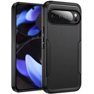 For Google Pixel 10/10 Pro Tough Hybrid Case - Black