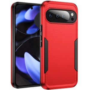 For Google Pixel 10/10 Pro Tough Hybrid Case - Red