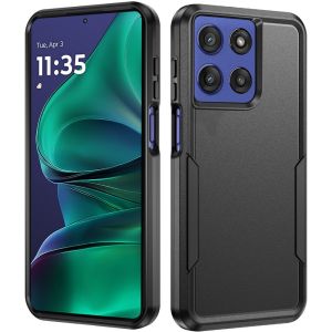 For Moto G Stylus 5G 2025 Tough Hybrid Case - Black
