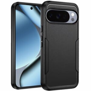 For Google Pixel 11 Pro XL Tough Hybrid Case - Black