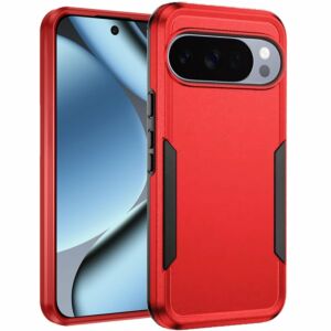 For Google Pixel 11 Pro XL Tough Hybrid Case - Red