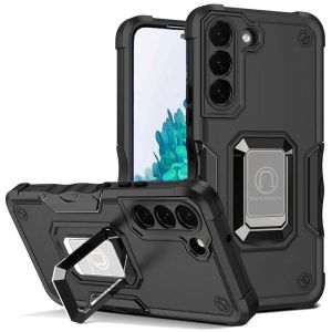 For Samsung Galaxy S20 FE 5G OPTIMUM Magnetic Ring Stand Hybrid Case Cover - Black