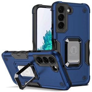 For Samsung Galaxy S20 FE 5G OPTIMUM Magnetic Ring Stand Hybrid Case Cover - Blue