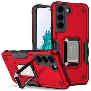 For Samsung Galaxy S20 FE 5G OPTIMUM Magnetic Ring Stand Hybrid Case Cover - Red