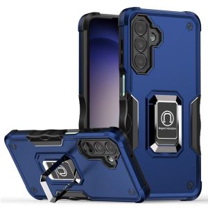 For Samsung S24 FE OPTIMUM Magnetic Ring Stand Hybrid - Blue