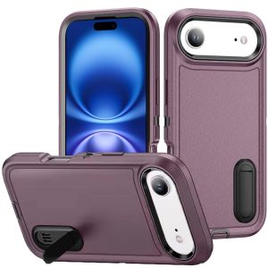 For iPhone 17 Air PEAK 3in1 Toughest Hybrid with Stand Cover Case - Burgundy/Black