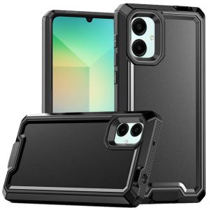 For Samsung A06 Rank Tough Strong Modern Fused Hybrid - Black