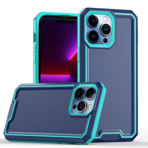 For iP15 Pro Max Rank Tough Strong Modern Fused Hybrid Case Cover - Blue