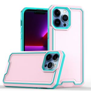 For iP15 Pro Max Rank Tough Strong Modern Fused Hybrid Case Cover - Pink