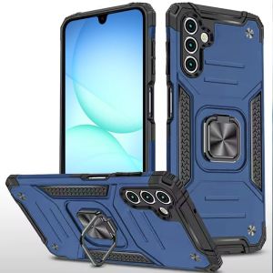 For Samsung A17 5G Robust Magnetic Kickstand Hybrid Case Cover - Blue