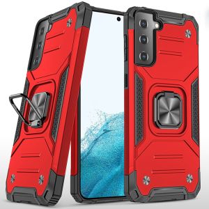 For Samsung Galaxy s20 Ultra s11 Plus s11+ 6.9inch Robust Magnetic Kickstand Hybrid Case Cover - Red