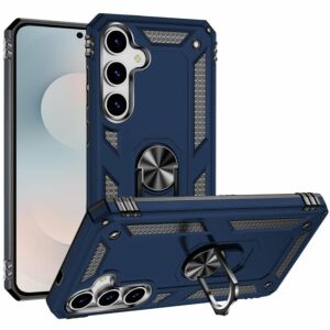For Samsung Galaxy s26 FE Ring Magnetic Kickstand Hybrid Case Cover - Blue