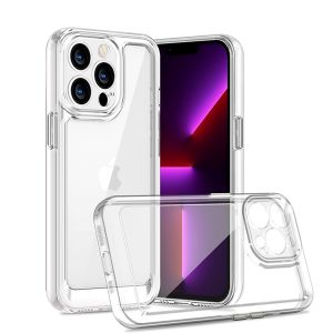 For iPhone 15 SpaceX Ultra Transparent Tone Case Cover - Clear