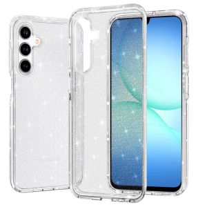 For Samsung A17 5G Glitter Ultra Thick 3mm Transparent Hybrid Case Cover - Clear