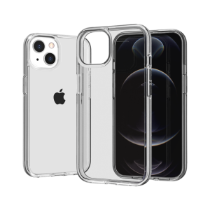 For iPhone 15 Pro Sturdy Ultra Thick 3mm Transparent Hybrid Case Cover - Clear