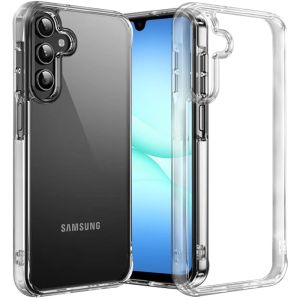 For Samsung A17 5G PURE CRYSTAL Transparent Thick 2.0mm ShockProof Chromed Buttons Case Cover - Clear