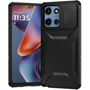 For Motorola Moto G 5G 2025 Ultimate U Design Hybrid with Camera Window Covering - Black