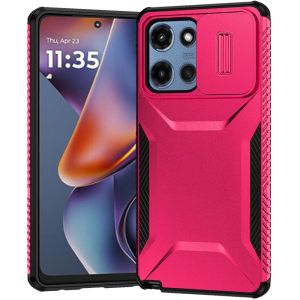 For Motorola Moto G 5G 2025 Ultimate U Design Hybrid with Camera Window Covering - Hot Pink