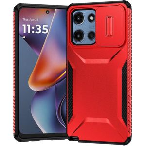 For Motorola Moto G 5G 2025 Ultimate U Design Hybrid with Camera Window Covering - Red