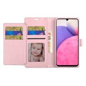 For Samsung Galaxy s24 Ultra Wallet ID Card Holder Case Cover - Rose Gold