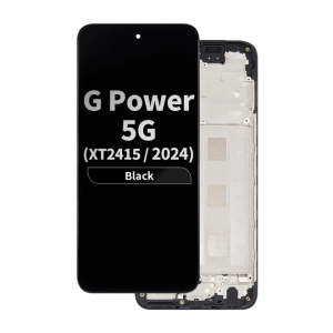 Aftermarket Plus LCD Assembly with Frame for Moto G Power 5G (XT2415 / 2024) - Black