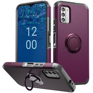 For Nokia G310 5G Tough Hybrid With Ring Stand - Dark Purple