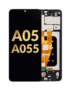 LCD Assembly With Frame For Samsung Samsung A05- Black