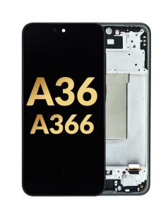 LCD Assembly With Frame For Samsung Samsung A32 5G (A326) - Black