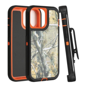 Defender Case For iPhone 16- Camo_WITH CLIP_