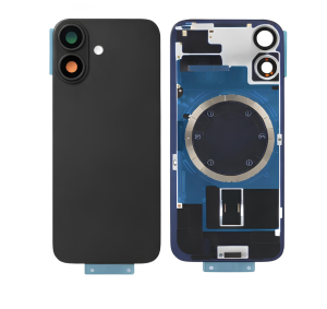 Back Glass With Steel Plate With MagSafe Magnet Pre-Installed Compatible For iPhone 17 (Black)