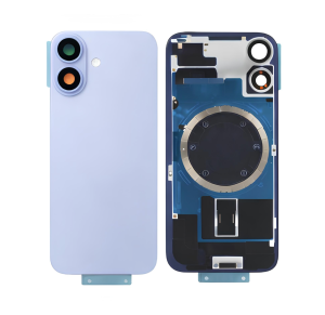 Back Glass With Steel Plate With MagSafe Magnet Pre-Installed Compatible For iPhone 17 (Blue)