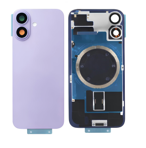 Back Glass With Steel Plate With MagSafe Magnet Pre-Installed Compatible For iPhone 17 (Purple)