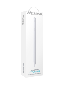 WESDAR White Touchable Tool, Universal Stylus Pen Aluminum Alloy
