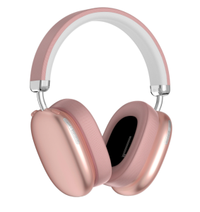 Wesdar Over-Ear Metal Pink Wireless Bluetooth Headsets (ANC&ENC)