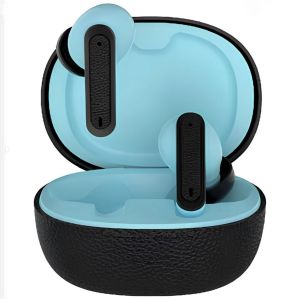 True Wireless Stereo Earbuds With Touch Control - Black + Light Blue