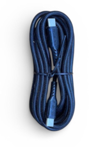 10FT Fast Charging Cable [Type C - Type C (PD)] Nylon Braided - Black