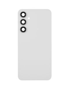 Premium Back Cover Glass With Camera Lens For Samsung S23 FE  - Cream