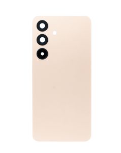 Premium Back Cover Glass With Camera Lens For Samsung S25  - Pinkgold
