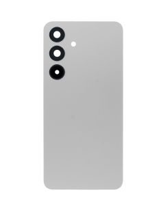 Premium Back Cover Glass With Camera Lens For Samsung S25  - Silver Shadow