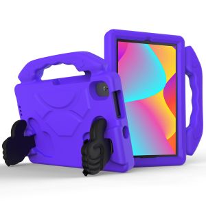 For TCL Tab 8 LE Thumbs Up Kickstand Shockproof Tablet Case Cover - Dark Purple