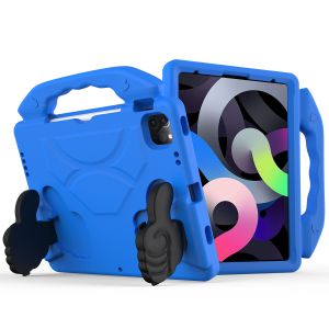 For Apple iPad Air 11inch 2024 Thumbs Up Kickstand Shockproof Tablet Case Cover - Blue