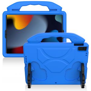 For Apple iPad 9th 8th 7th Gen 10.2 inch Thumbs Up Kickstand Shockproof Tablet Case Cover - Blue