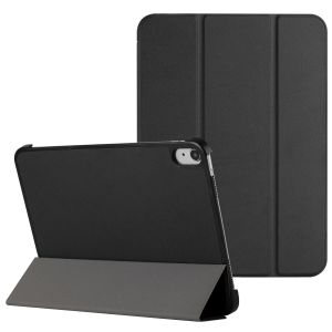 For Samsung Galaxy Tab S9 Ultra Trifold Magnetic Closure PU Leather Case Cover - Black
